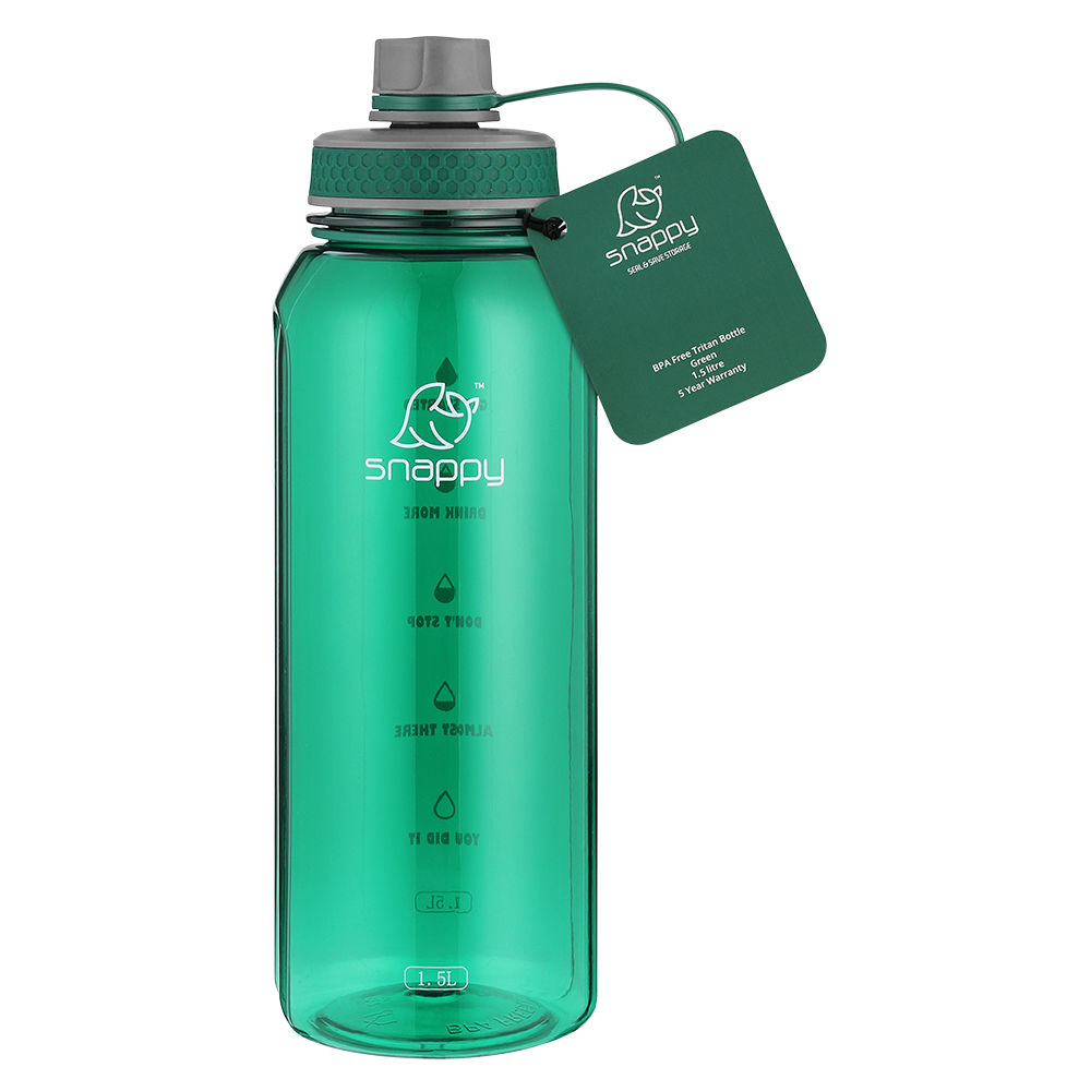 SNXL1999G 1.5 LT. SNAPPY TRITAN BOTTLE GREEN