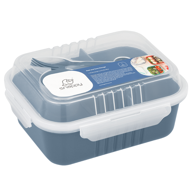 snappy lunch box rect 1.7 lt blue
