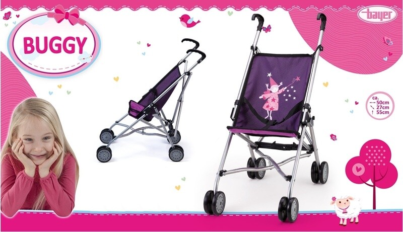 JFSBay30112 Buggy Doll&#39;s Pram (Purple/L.Purple) DISC