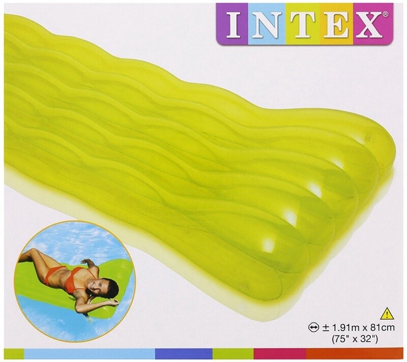 58876NP INTEX COLOUR SPLASH MAT YELL/PINK 1.91 cm