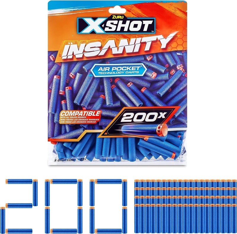 36624 - 193052052421 - X-SHOT INSANITY200PK