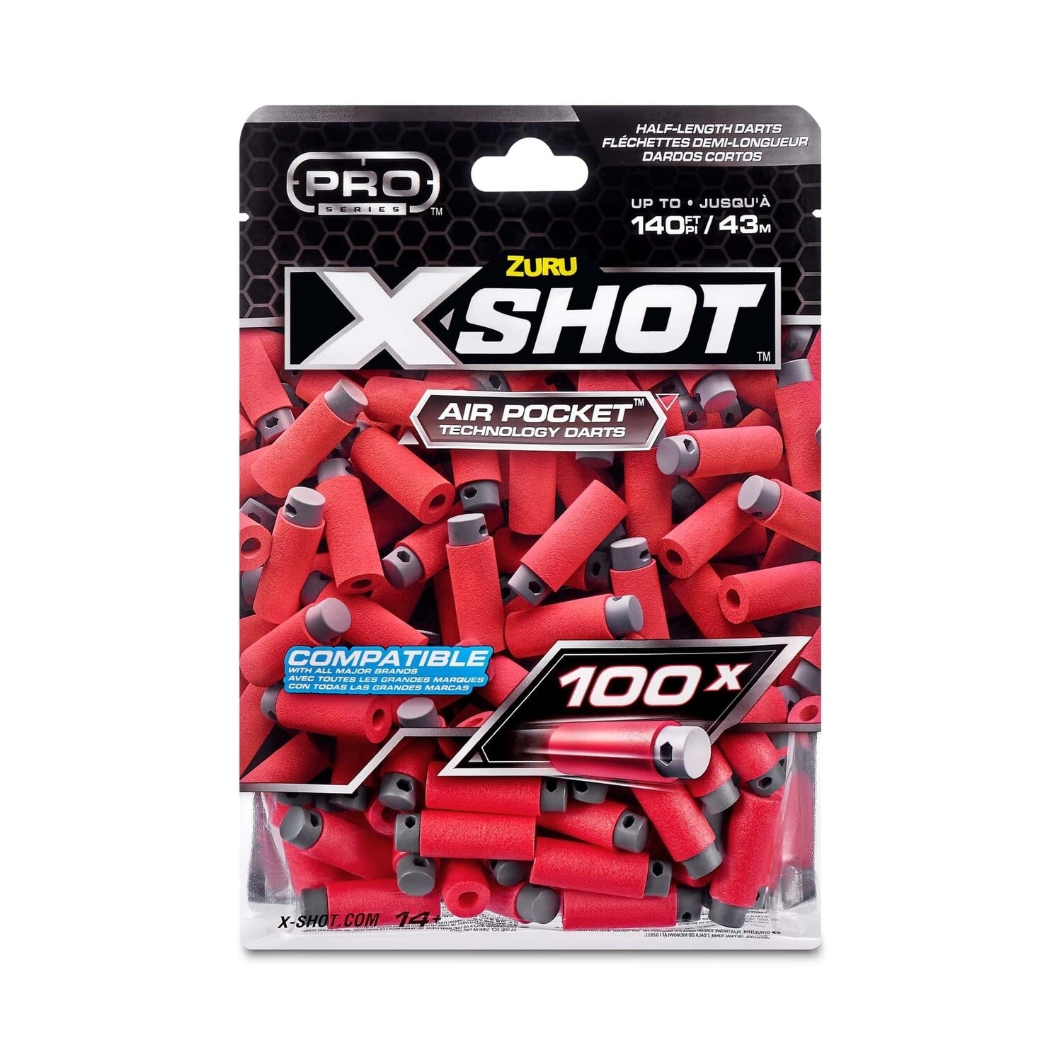 36601 - 193052050069 - X-SHOT PROSERIES 1 DART REFILL (100 PCS)