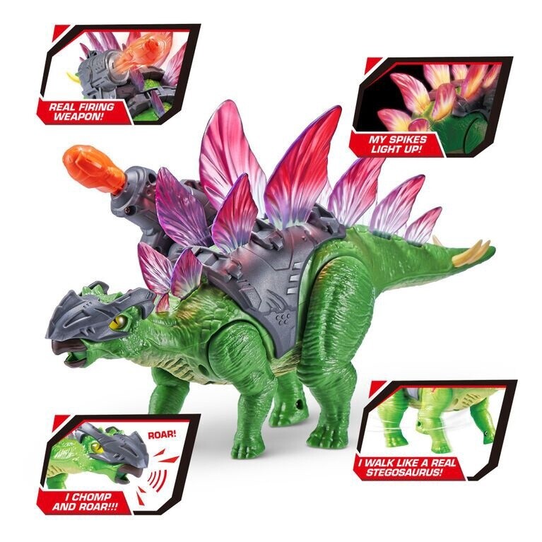 7131 ROBO ALIVE-DINO WARS-SERIES 1 STEGOSAURUSBULK6PCSNO INNERSTD COLOR