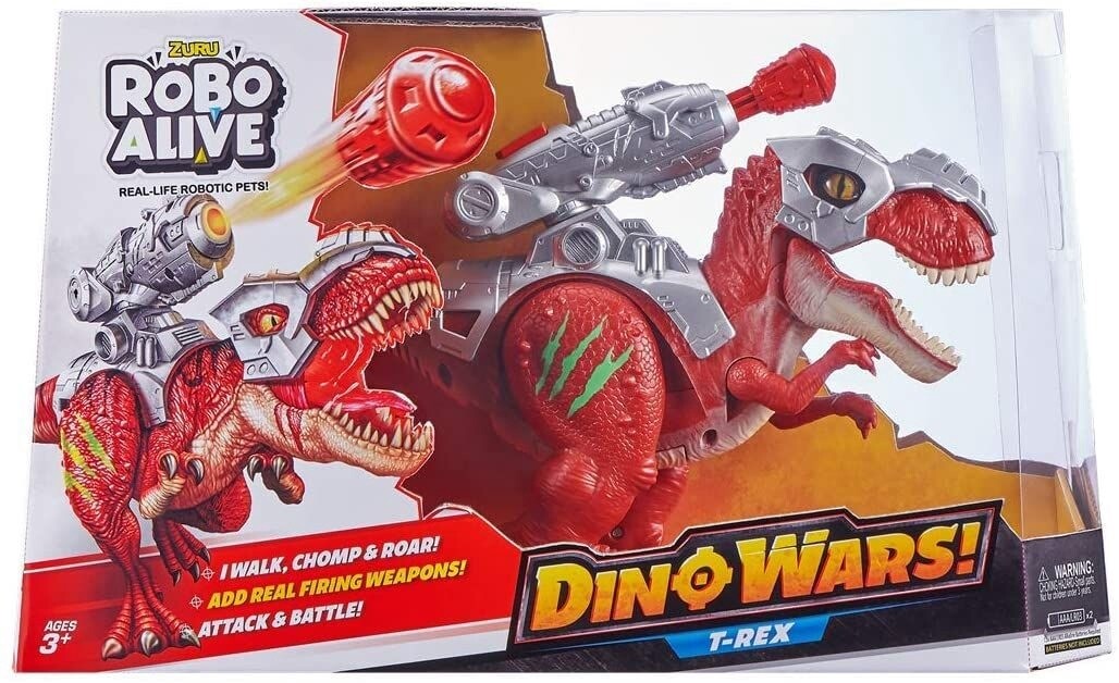 7132 ROBO ALIVE-DINO WARS-SERIES 1 T-REXBULK6PCSNO INNERSTD COLOR
