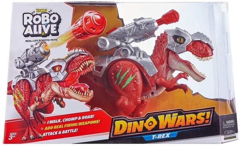 7132 ROBO ALIVE-DINO WARS-SERIES 1 T-REXBULK6PCSNO INNERSTD COLOR