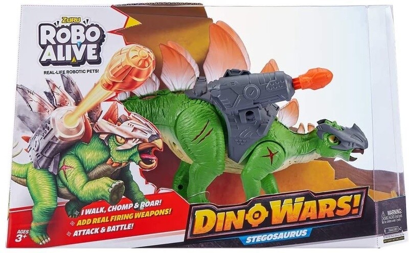 7131 ROBO ALIVE-DINO WARS-SERIES 1 STEGOSAURUSBULK6PCSNO INNERSTD COLOR
