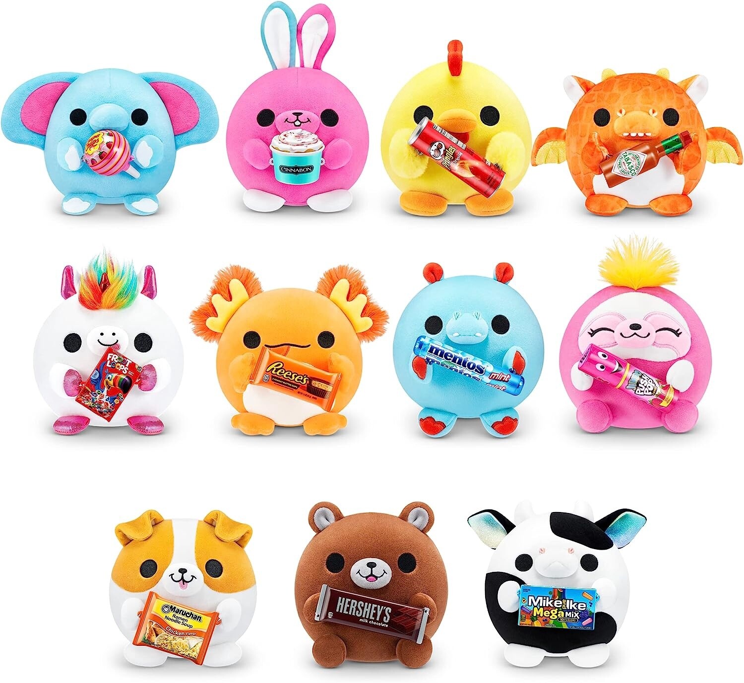 77510GQ1 - 193052058744 - SURPRISESNACKLES GLOBAL SERIES 1 PLUSHSMALL (12 PCS)