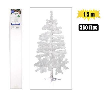 XMAS TREE 1.5m WHITE (360 TIPS)