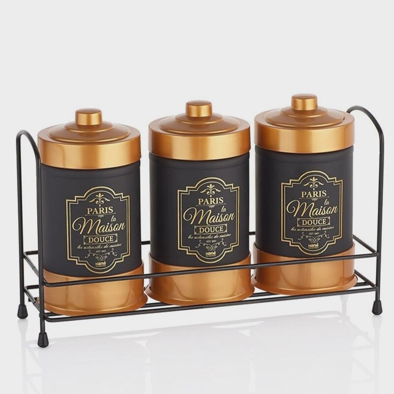 Paris Luxe Spice Jar Set 3x