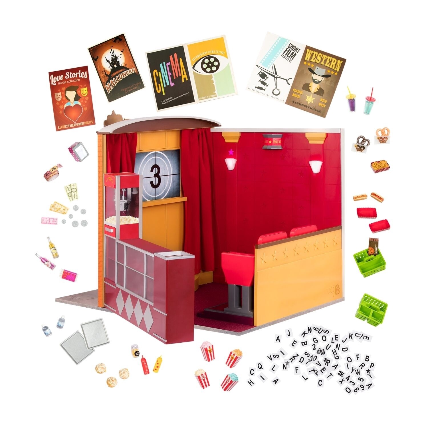 IDT014344 OG MOVIE THEATER SET - OG CINEMA