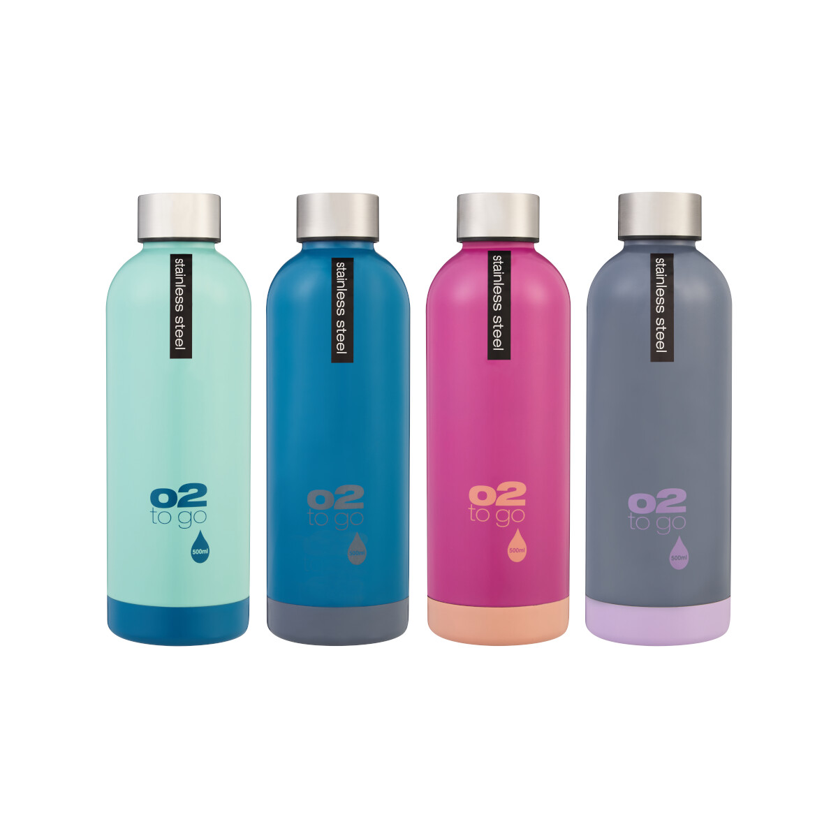 02 s/s bottle d/wall 500 ml
