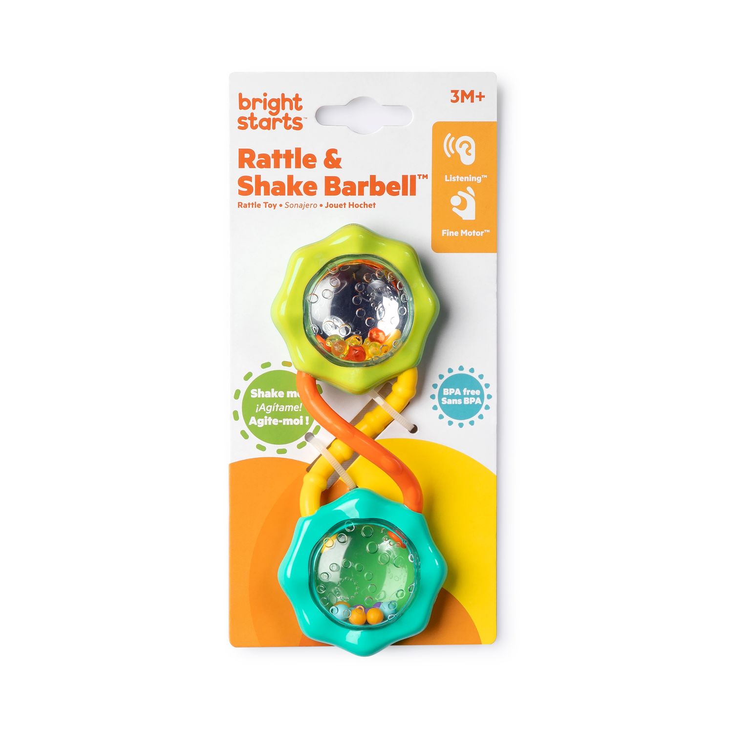 IDT013836 BS RATTLE &amp; SHAKE BARBELL