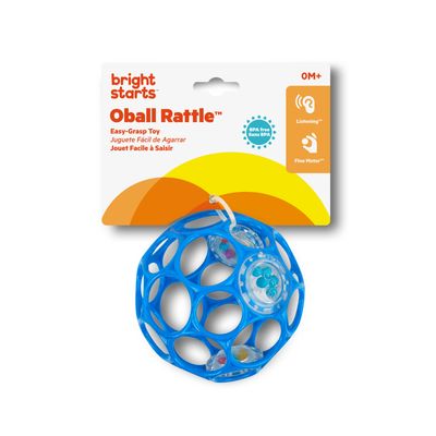 IDT014039 BS OBALL RATTLE EASY-GRASP BALL BLUE