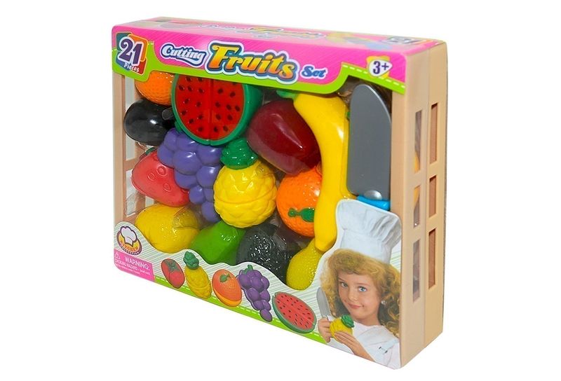 IDT012471 CUTTING FRUIT SET 21 PCE