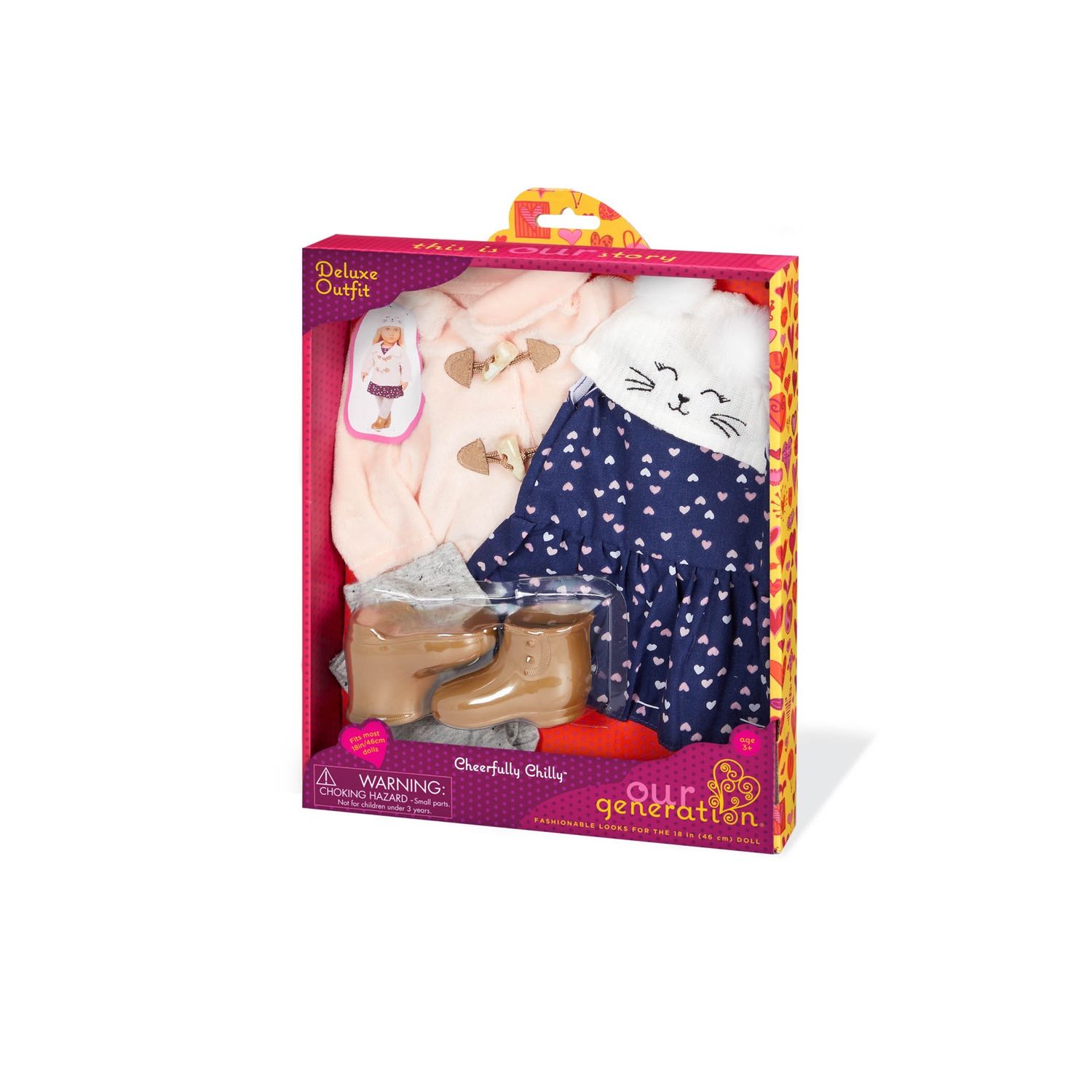 IDT015245 OG DELUXE DUFFLE COAT OUTFIT - CHEERFULLY CHILLY