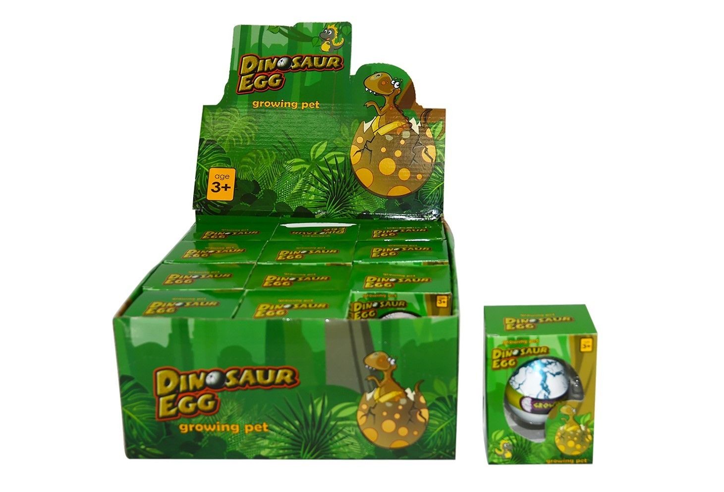 IDT013594 GROWING PET MAGIC DINOSAUR EGG 12 IN DISPLAY