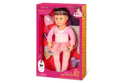 IDT006358 OG DELUXE DOLL W/ BOOK SYDNEY LEE 18INCH BRUNETTE