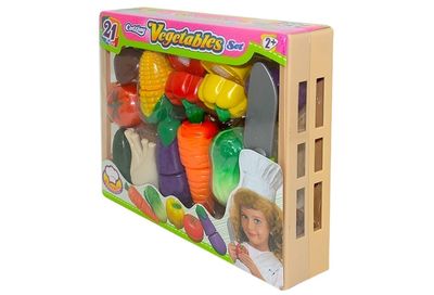 IDT012473 CUTTING VEGETABLES SET 21 PCE