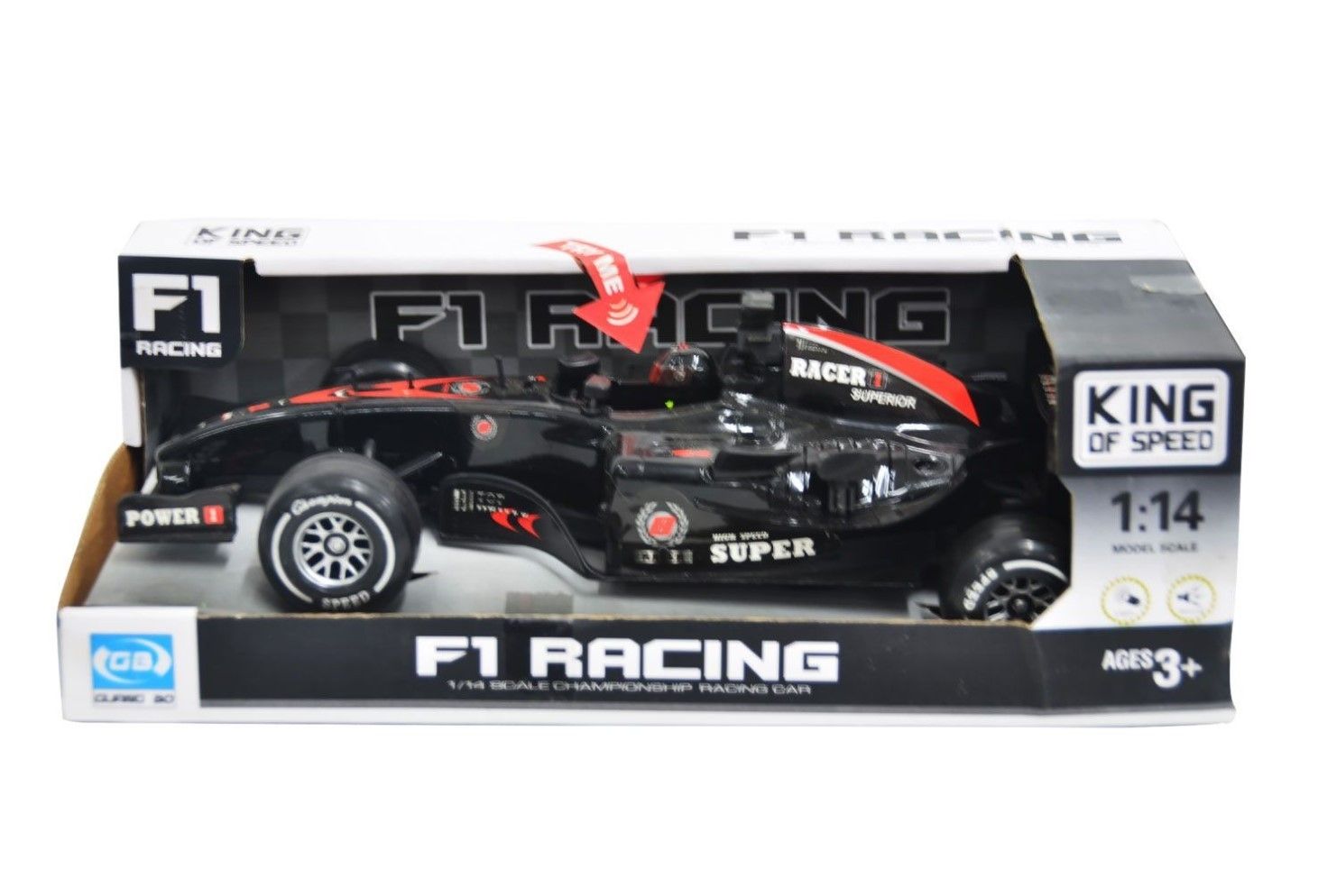IDT014557 FRICTION RACE CAR W/MUSIC&amp;LIGHT IN OPEN BOX