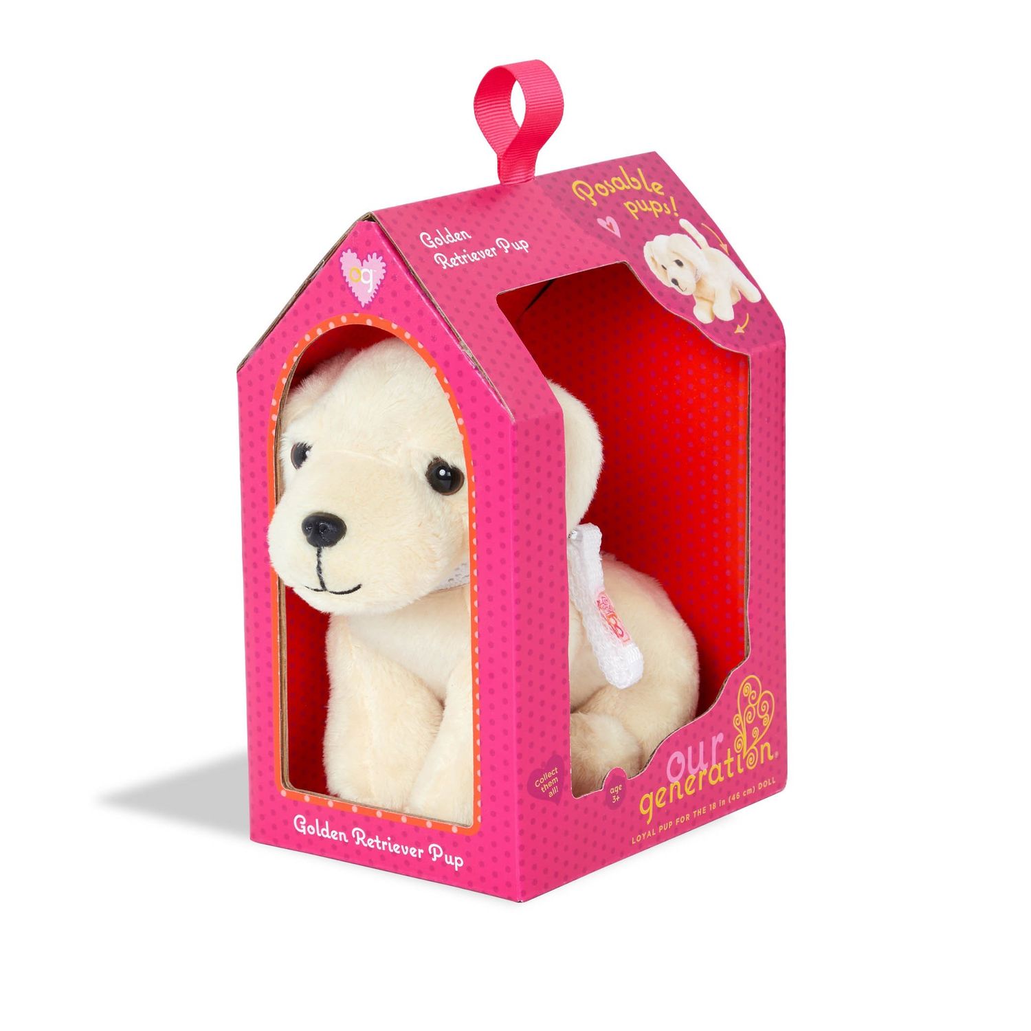 IDT014913 OG POSEABLE PUPS GOLDEN RETRIEVER 6INCH
