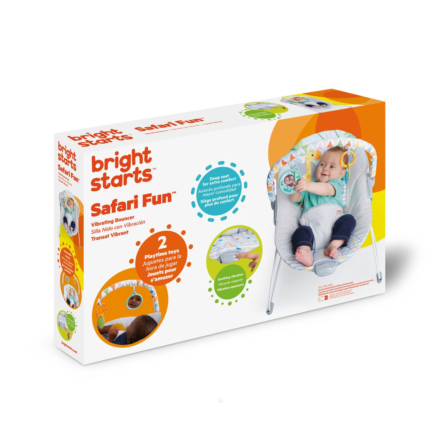 IDT014054 BS SAFARI FUN VIBRATING BOUNCER