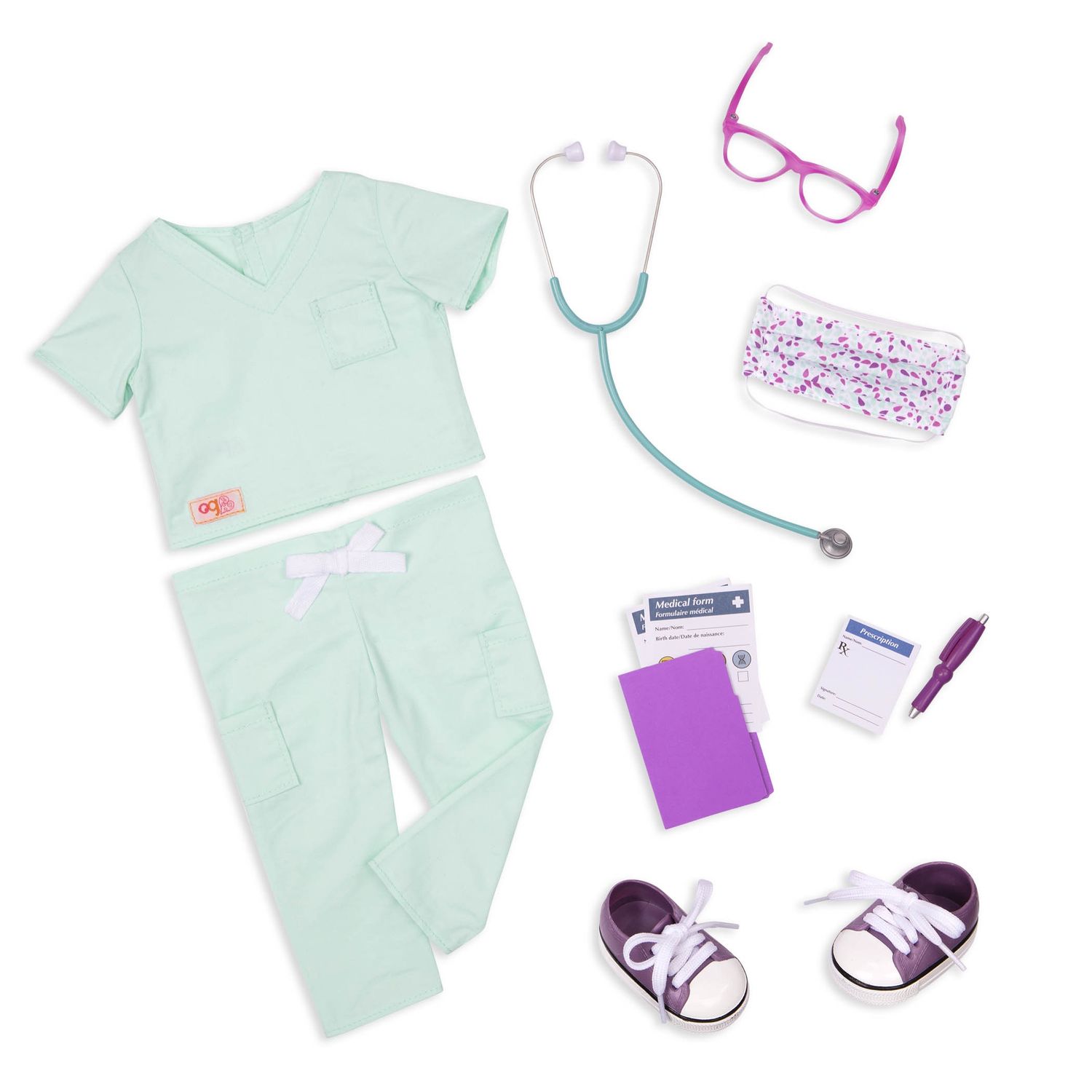 IDT015250 OG DELUXE DOCTOR IN SCRUBS OUTFIT - SWEET SURGEON