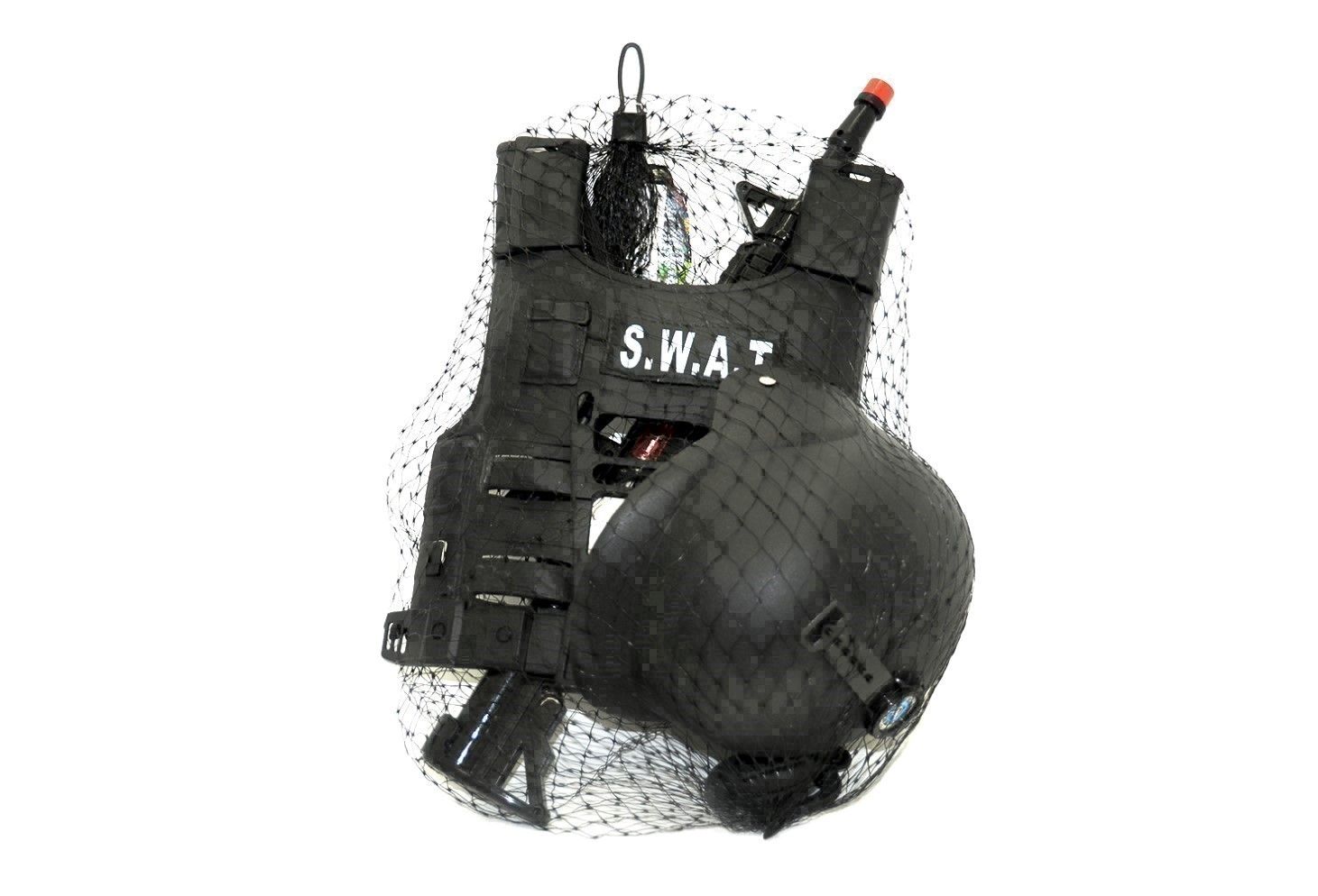 IDT012371 DRESS UP S.W.A.T POLICE SET IN NET BAG