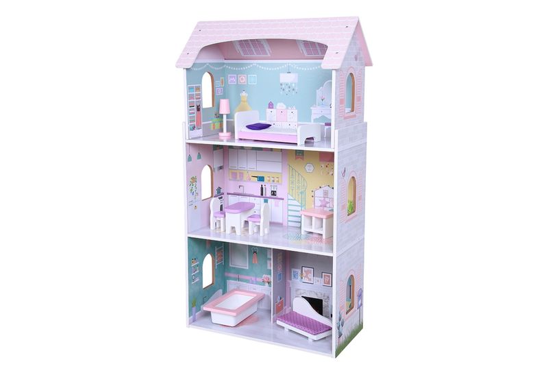 IDT014722 ANNA'S DOLL HOUSE W/8PCE FURNITURE
