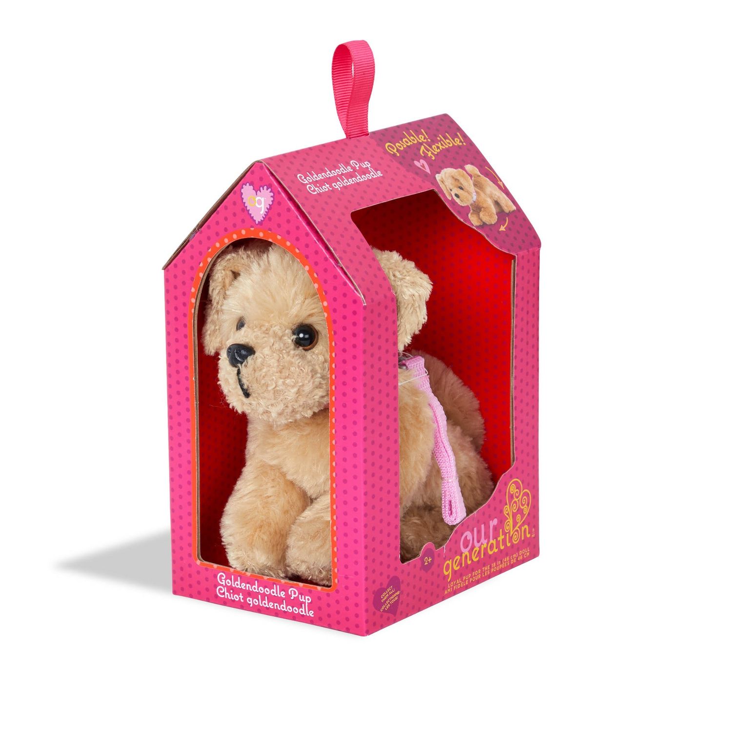 IDT014917 OG POSEABLE PUPS GOLDEN POODLE 6INCH