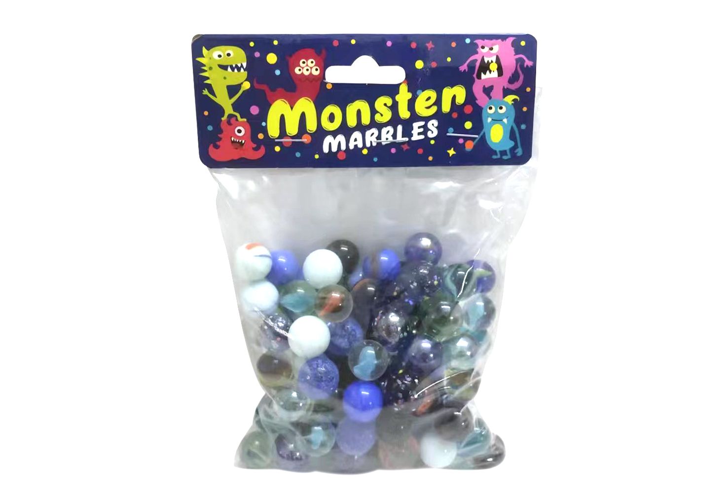 IDT15604 100 PCS 16MM ASSORTED MARBLES