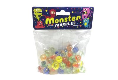 IDT15608 50 PCE 16MM MARBLES CLASSIC