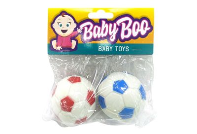 IDT015601 SQUEAKY TOYS SOCCER BALL 2 PCE