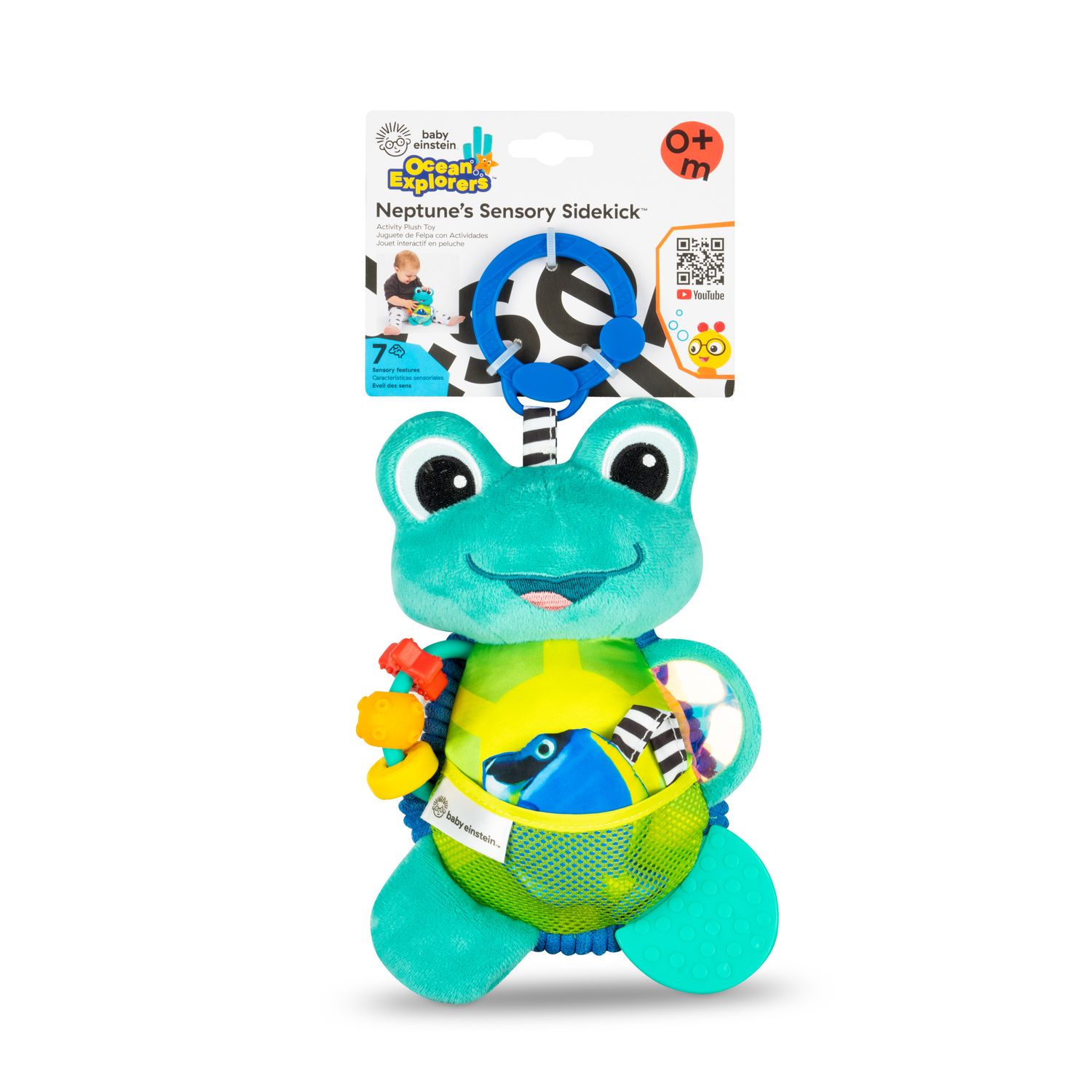 IDT015865 BE NEPTUNE’S SENSORY SIDEKICK ACTIVITY PLUSH TOY
