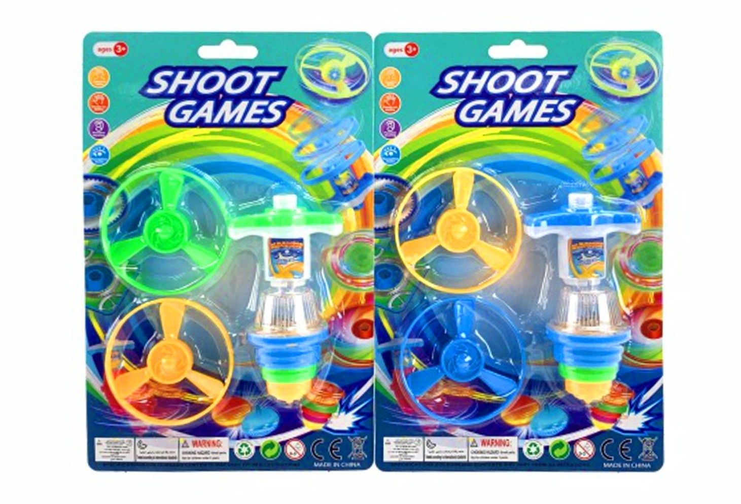 IDT017359 SPINNING TOP &amp; DISC W/LGIHT IN B/C