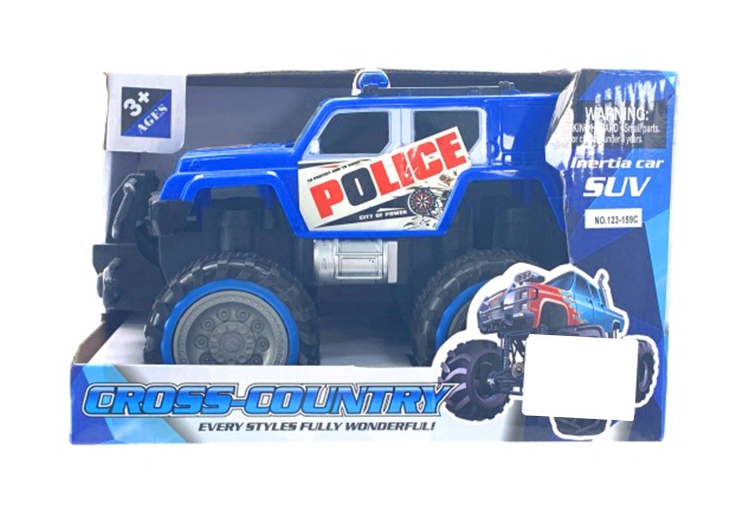IDT017775 CROSS COUNTRY FRICTION POLICE CAR