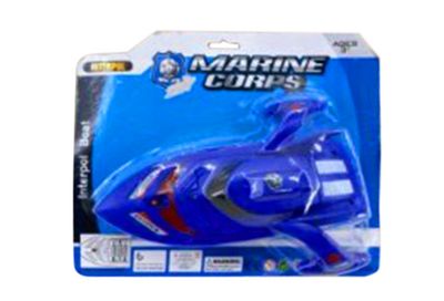 IDT017842 B/O MARINE BOAT BLUE & WHITE IN B/C