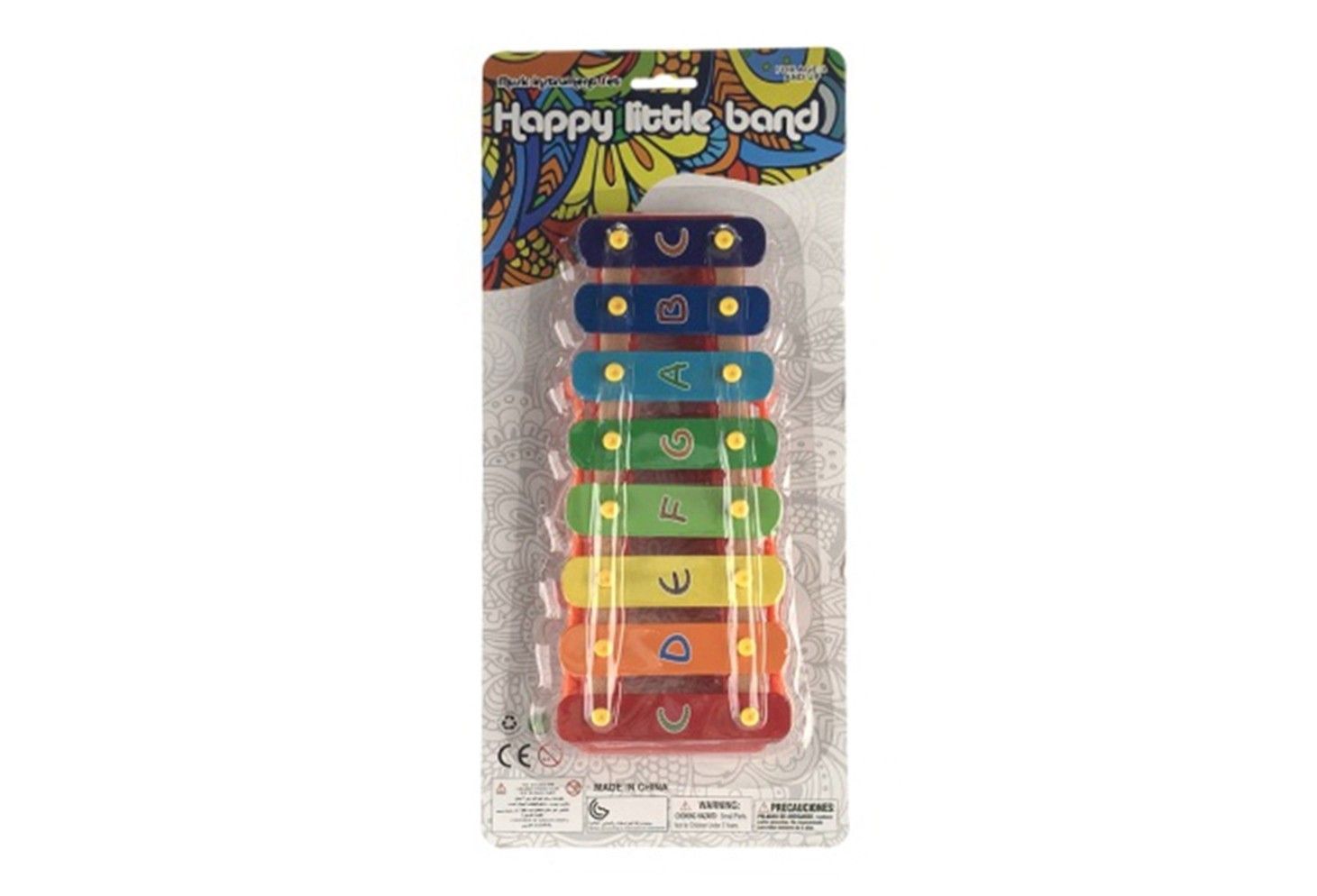 IDT016323 HAPPY LITTLE BAND XYLOPHONE ON CARD