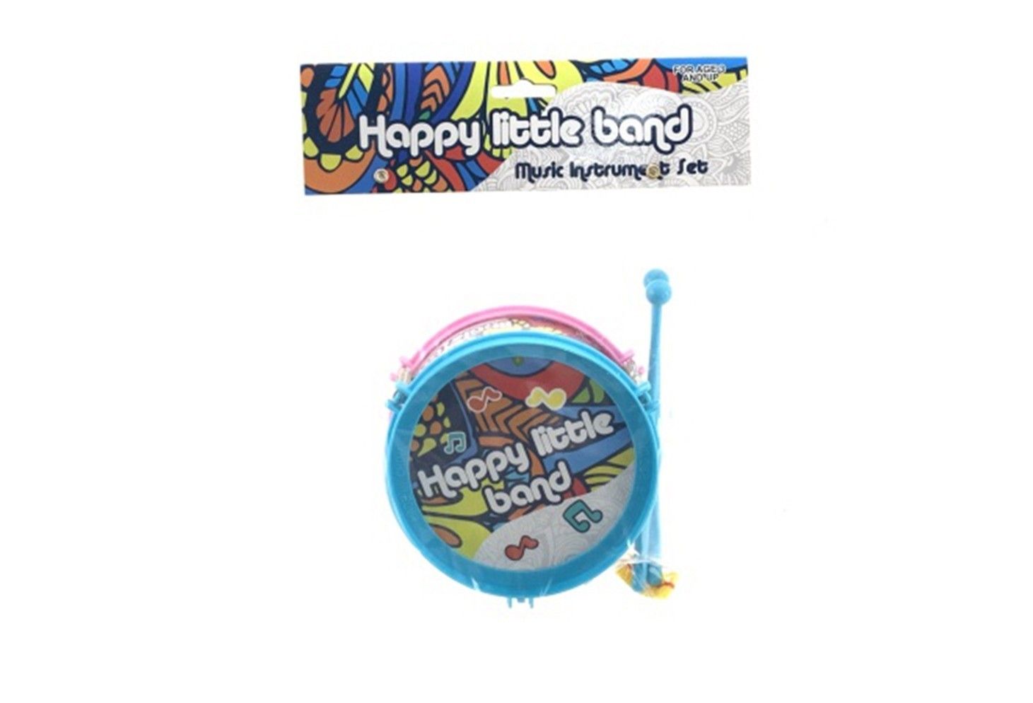 IDT016313 HAPPY LITTLE BAND DRUM SET IN PVC BAG