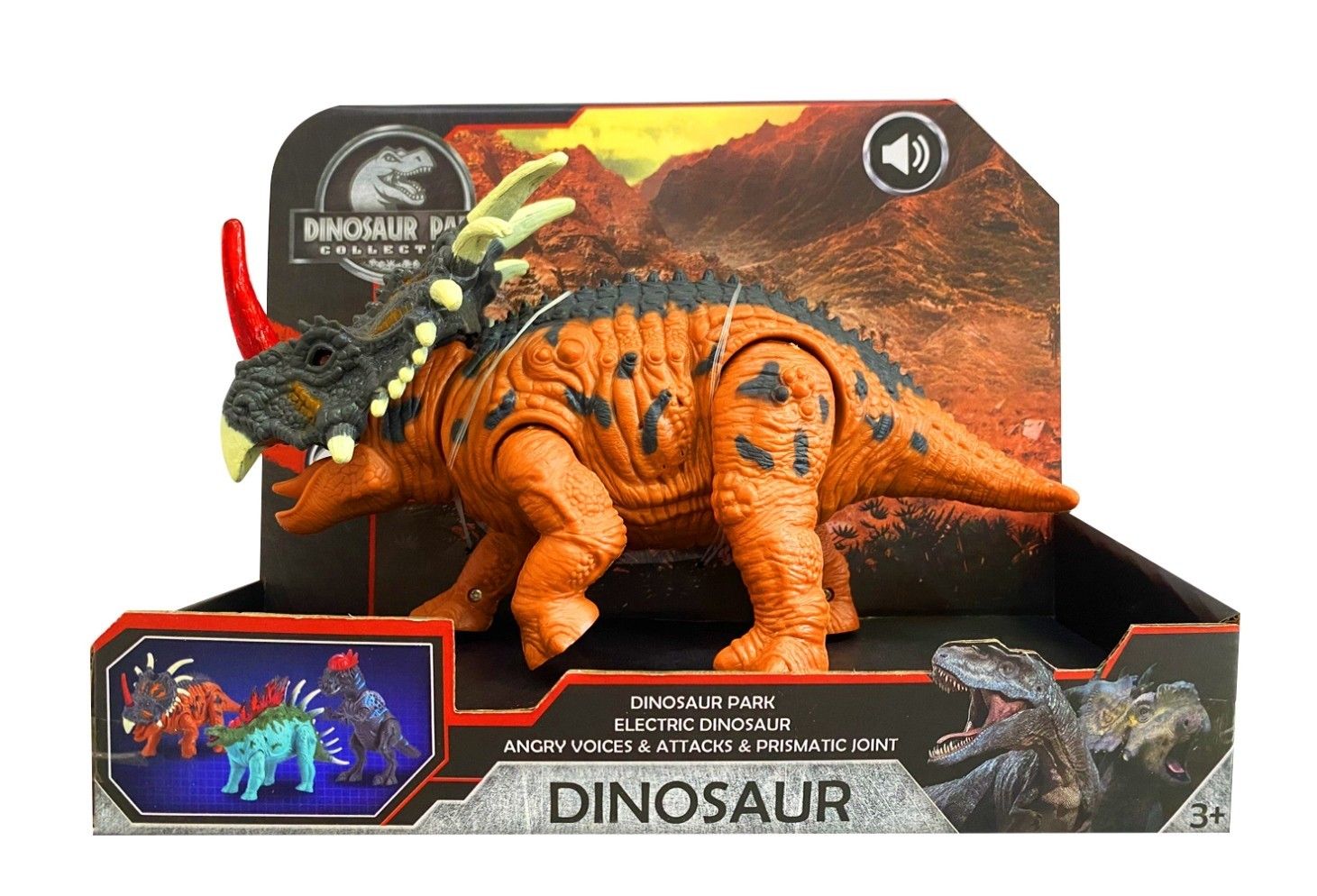 IDT017102 STYRACOSAURUS DINOSAUR W/LIGHT &amp; SOUND