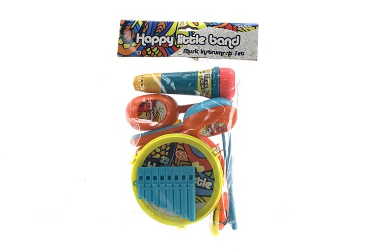 IDT016320 HAPPY LITTLE BAND MUSICAL INSTRUMENTS SET IN PVC BAG