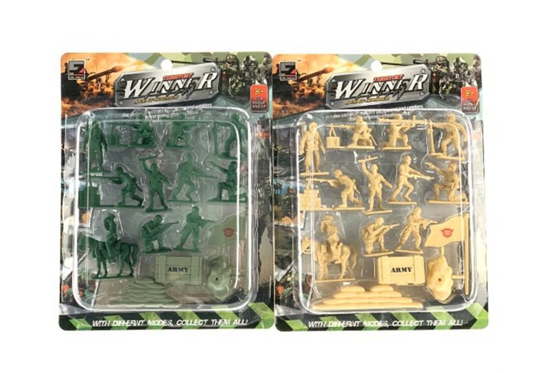 IDT017176 MILITARY FIGURES IN B/C 2 ASTD
