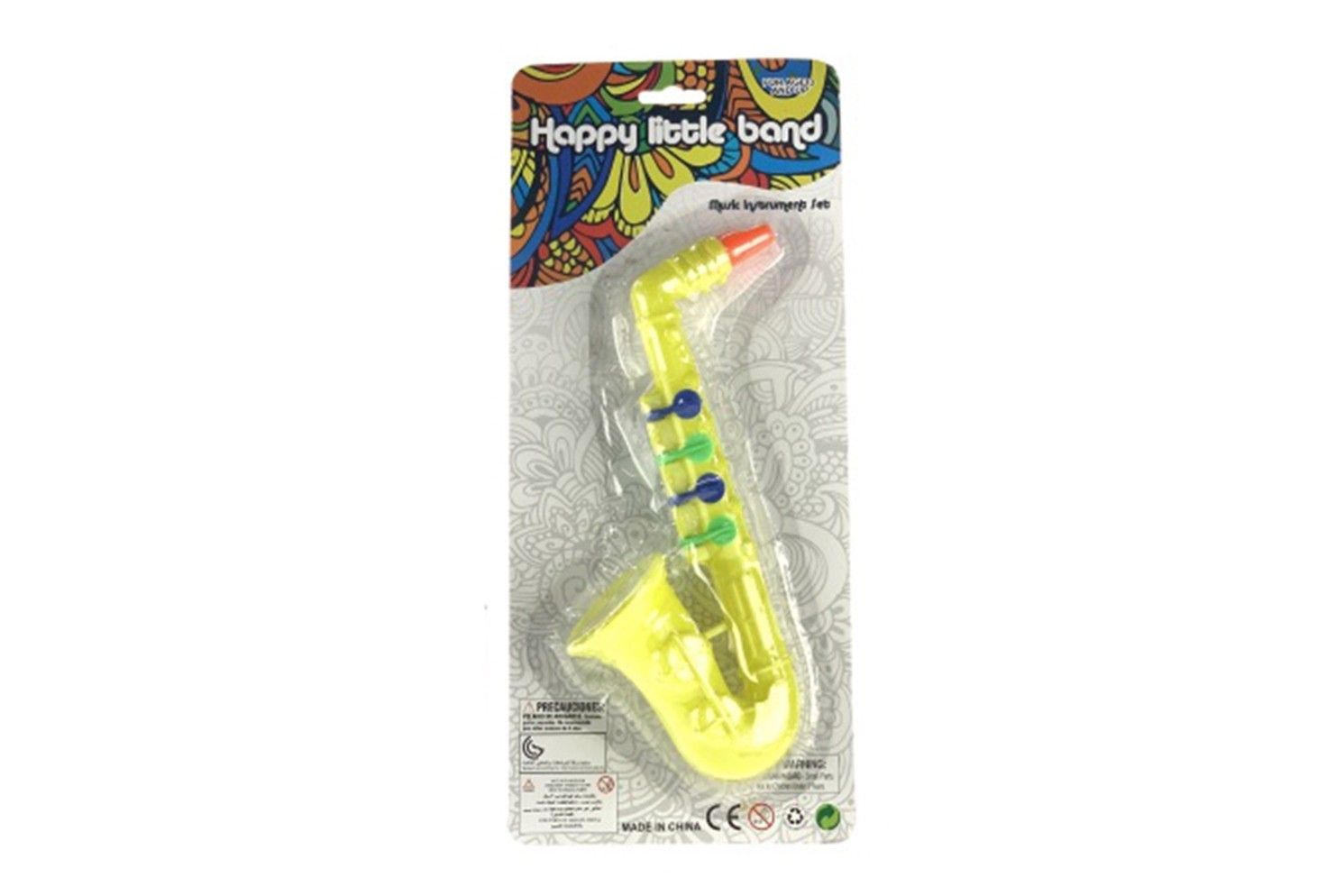 IDT016318 HAPPY LITTLE BAND SAXOPHONE ON CARD