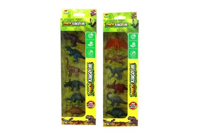 IDT017109 6 PCE DINOSAURS IN W/B 2 ASTD