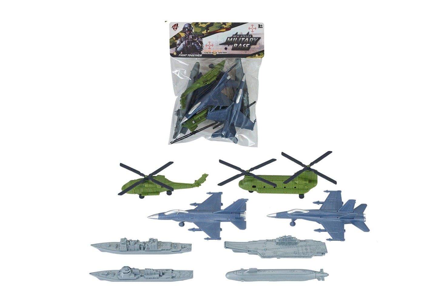 IDT017185 MILITARY VEHICLE IN BAG 8 PCE