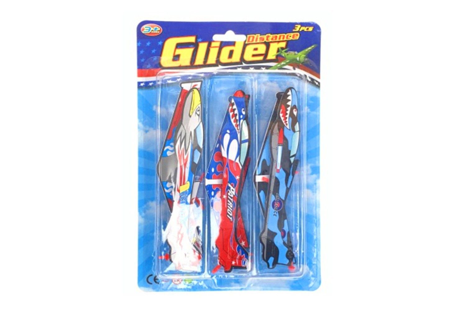 IDT17375 3 PCE DISTANCE GLIDER PLANE SET IN B/C