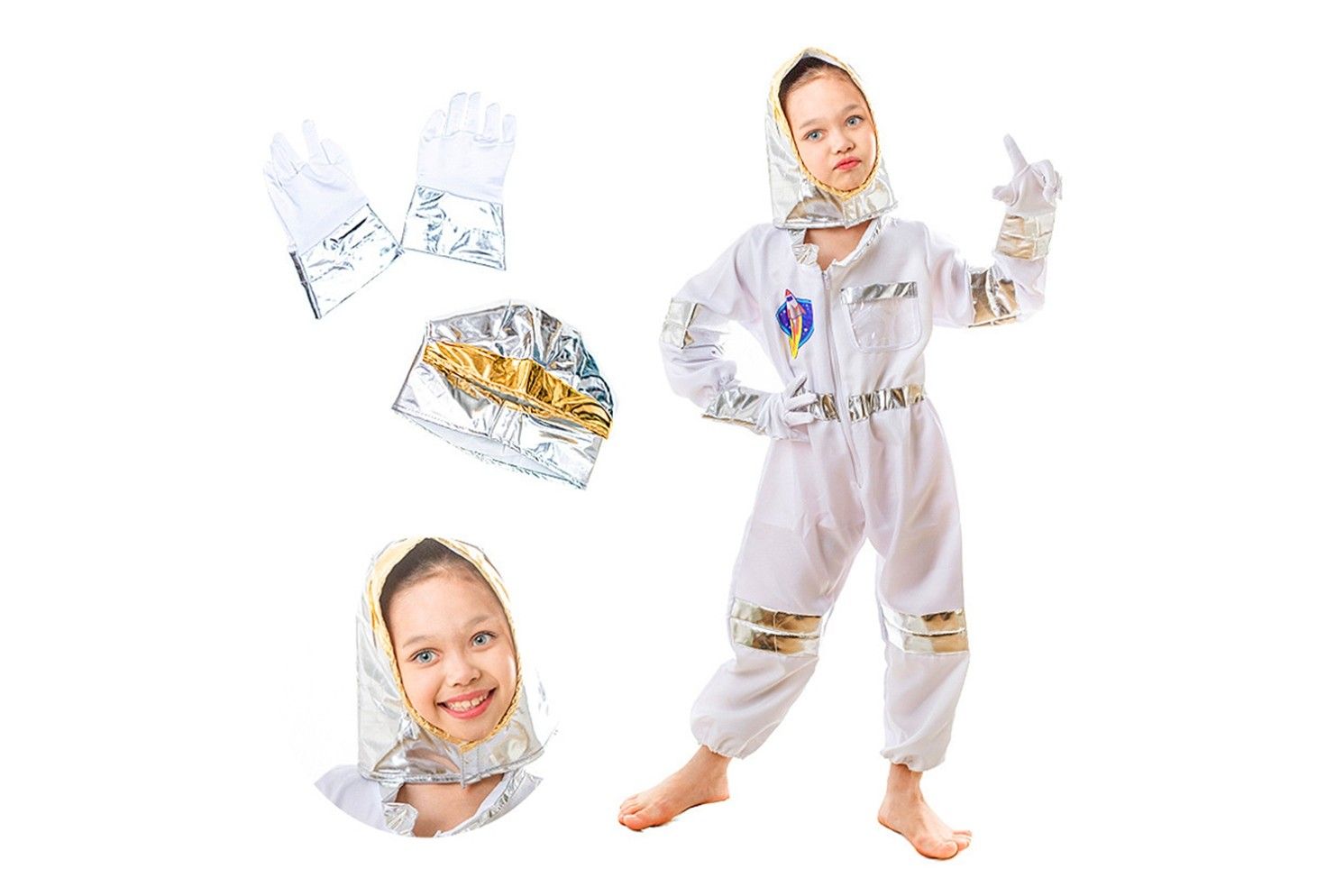 IDT16347 SPACEMAN DRESS UP PLAYSET IN BAG