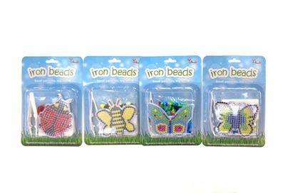 DIY BUGS IRON BEADS SET IN B/C 4 ASTD