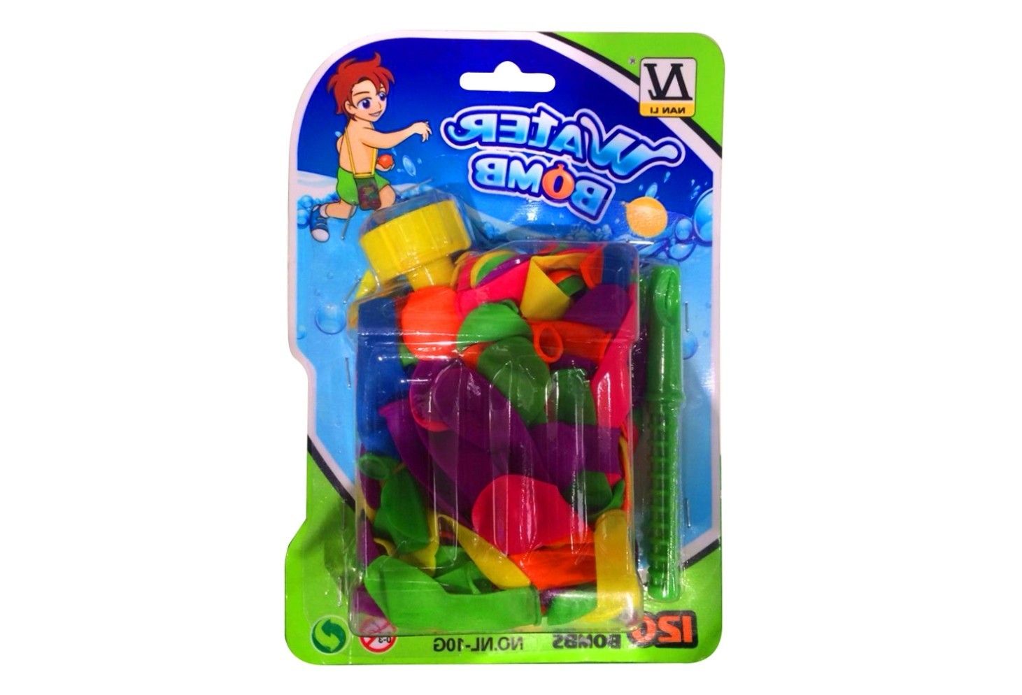 WATER BALLOONS 120 PCE ON CARD