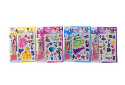 MAGNET DRESS-UP GIRL PLAYSET