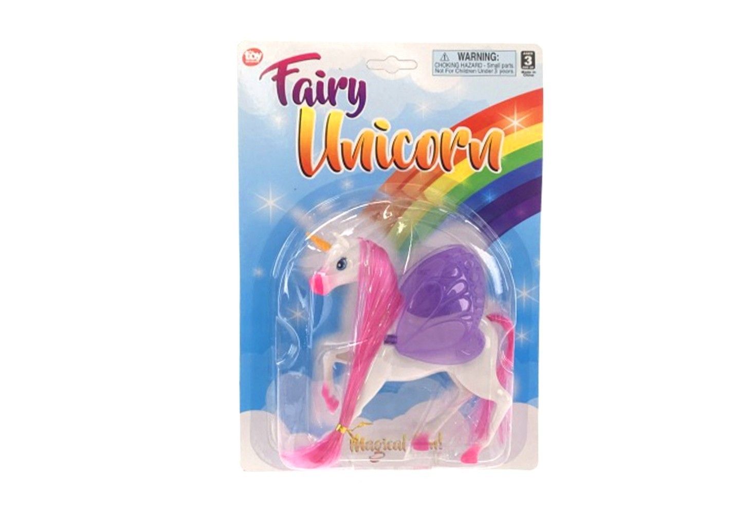 UNICORN W/WINGS IN B/C